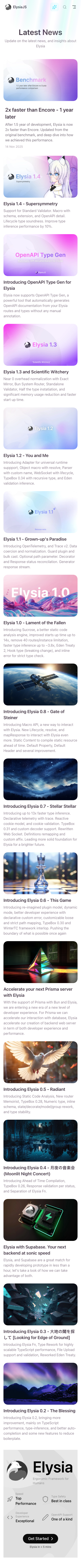 Elysiajs — Blog - mobile full page