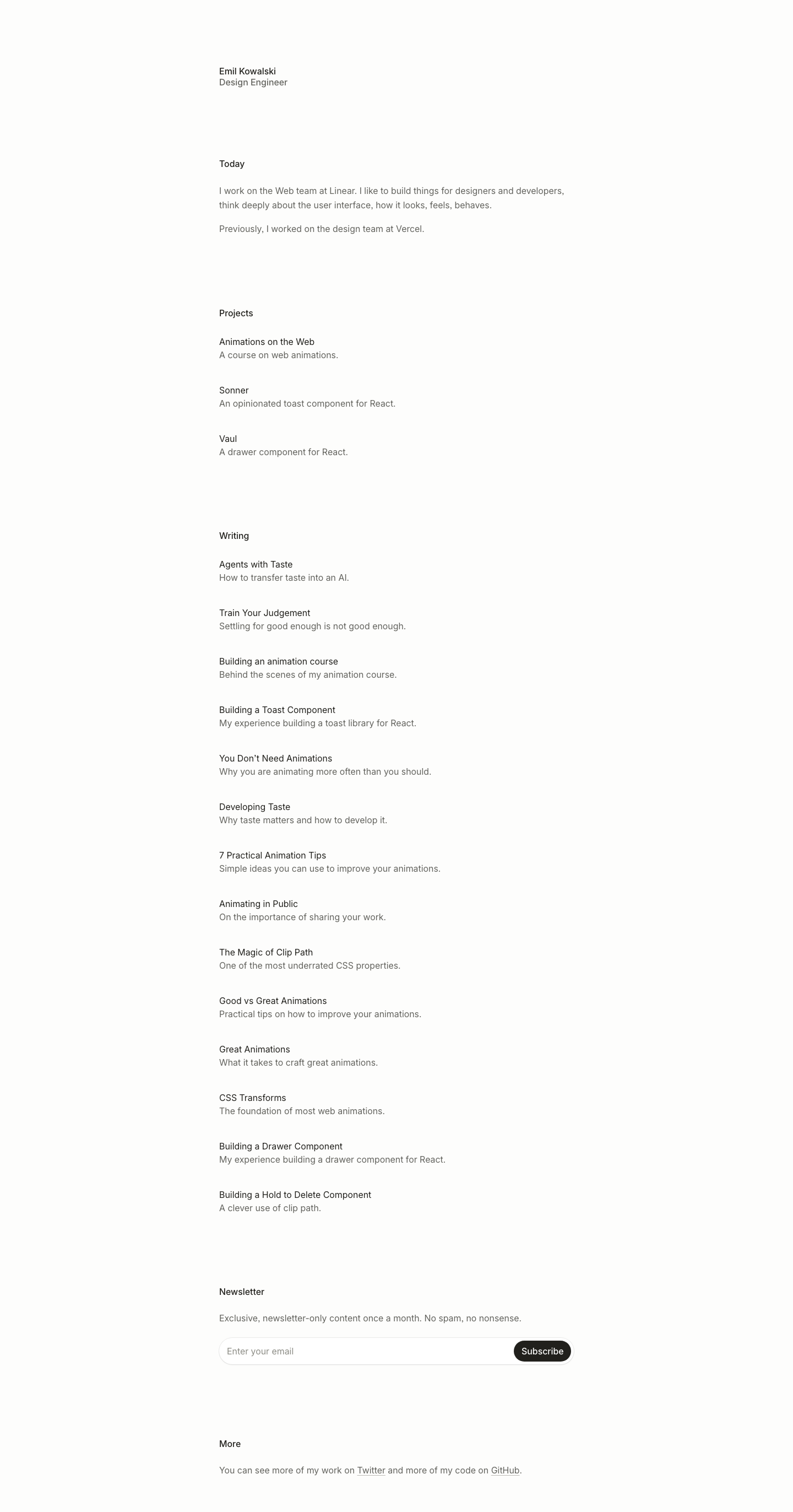 Emilkowal Ski - full page scroll