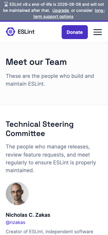 Eslint - mobile