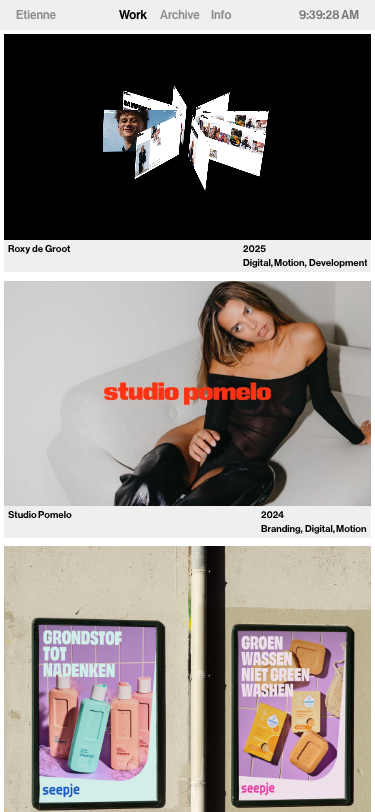Etienne Studio - mobile