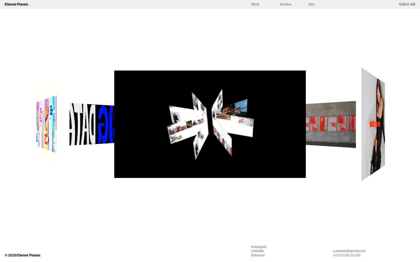 Etienne Studio - full page scroll