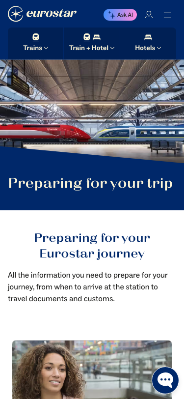 Eurostar - mobile