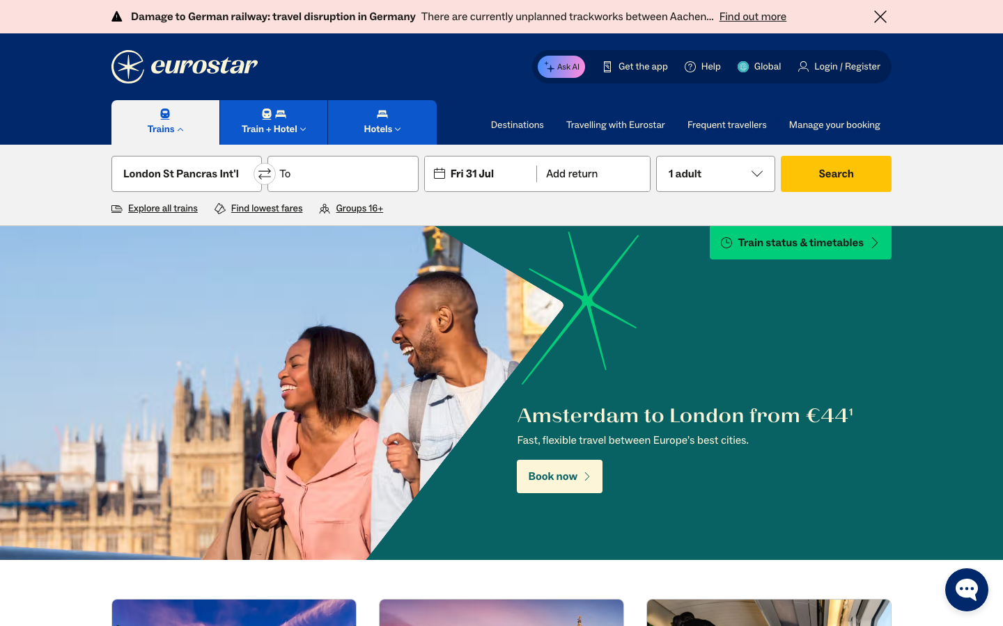 Eurostar - mobile