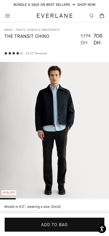 Everlane - mobile