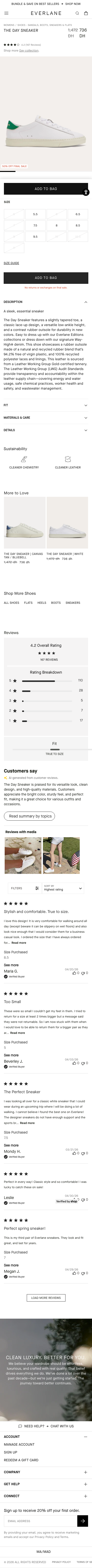Everlane - mobile full page