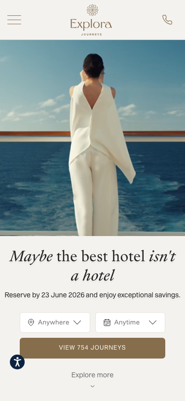 Luxury Cruises | Explora Journeys - mobile