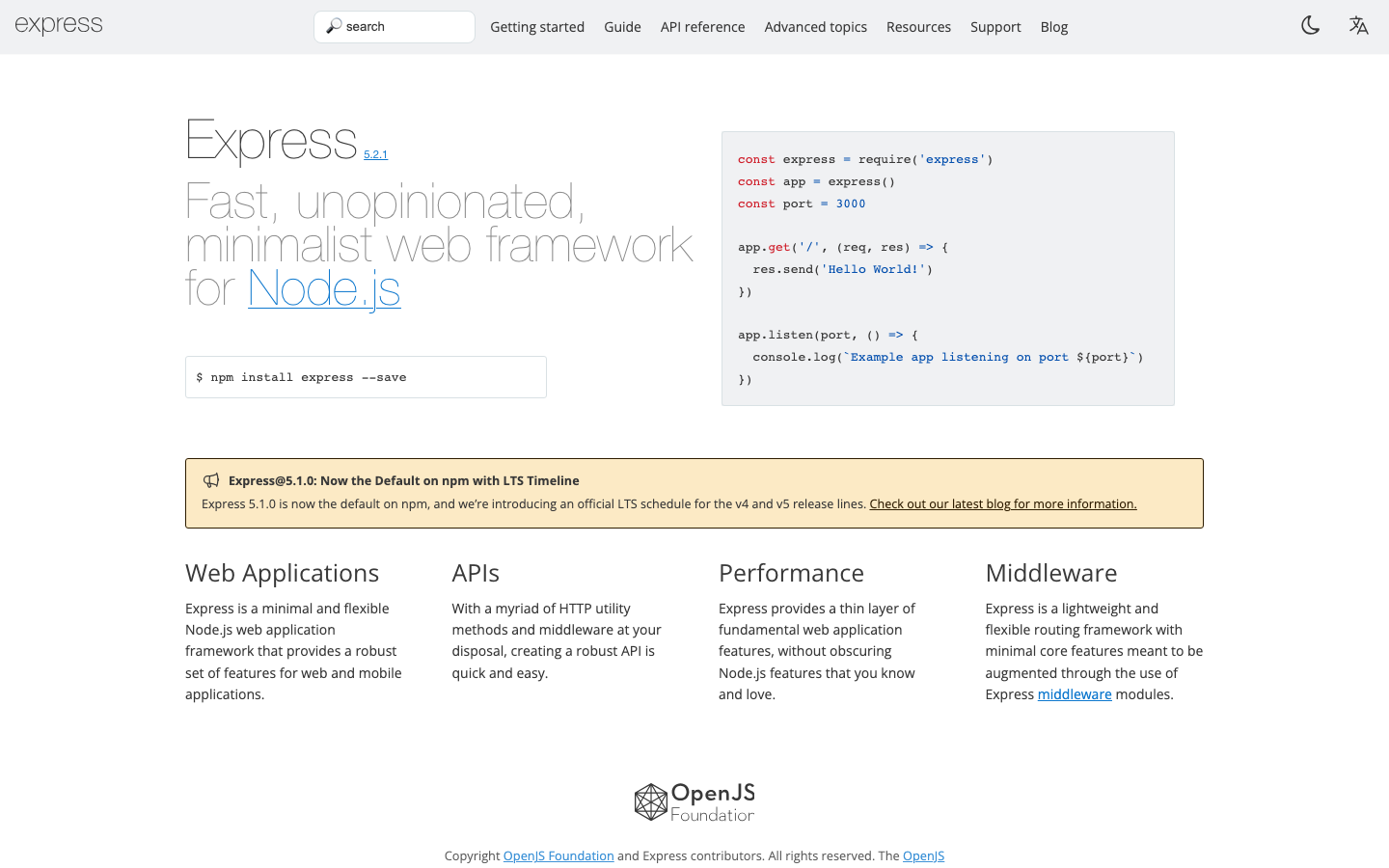 Expressjs