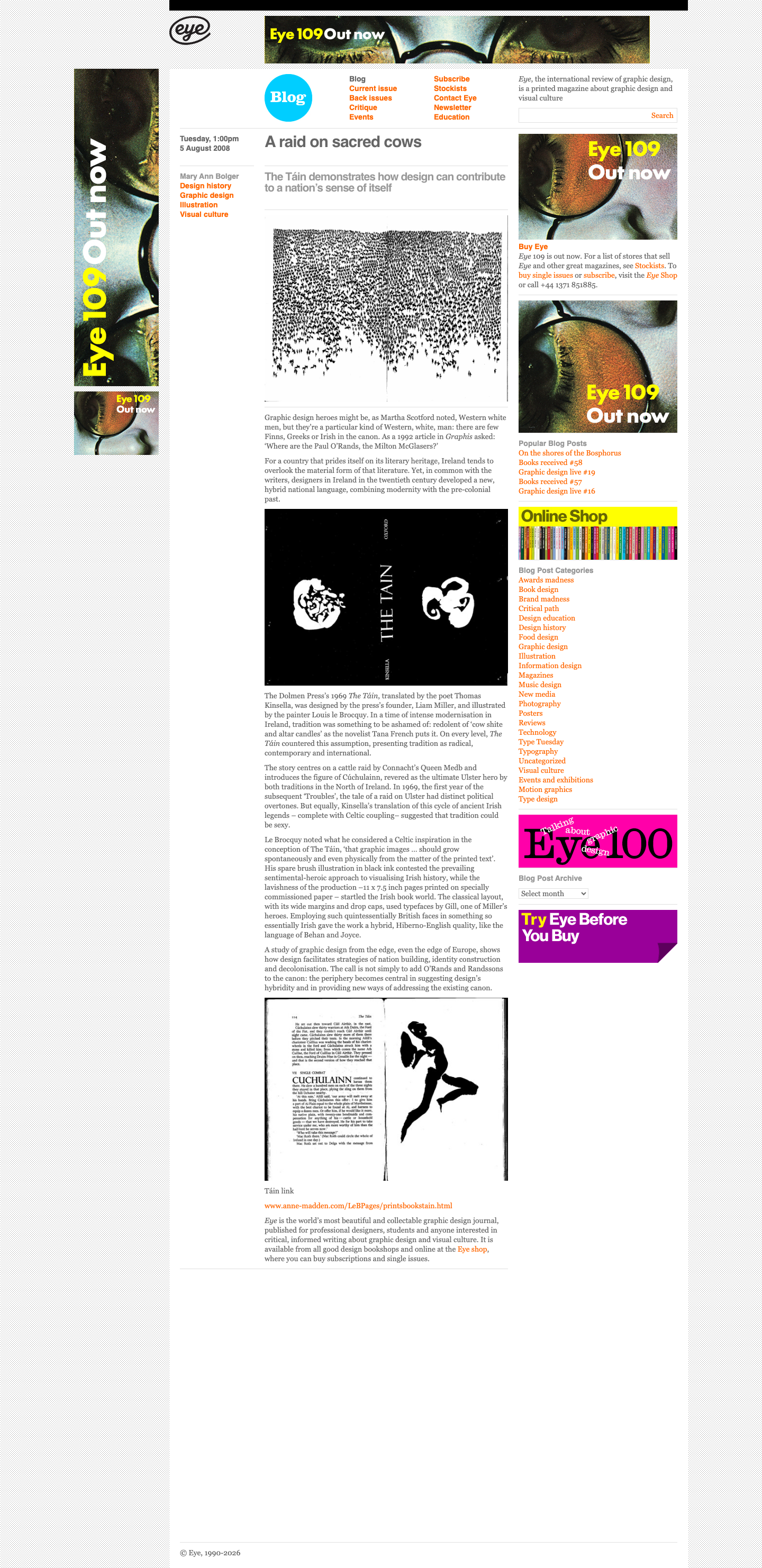 Eyemagazine - full page scroll