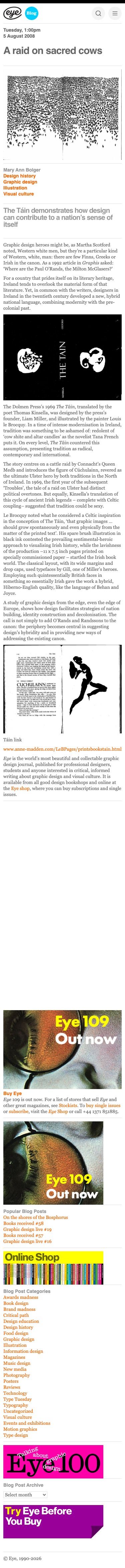 Eyemagazine - mobile full page