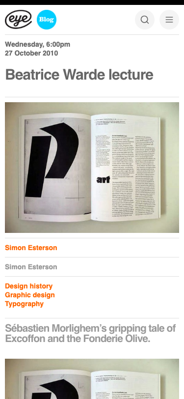 Eyemagazine - mobile