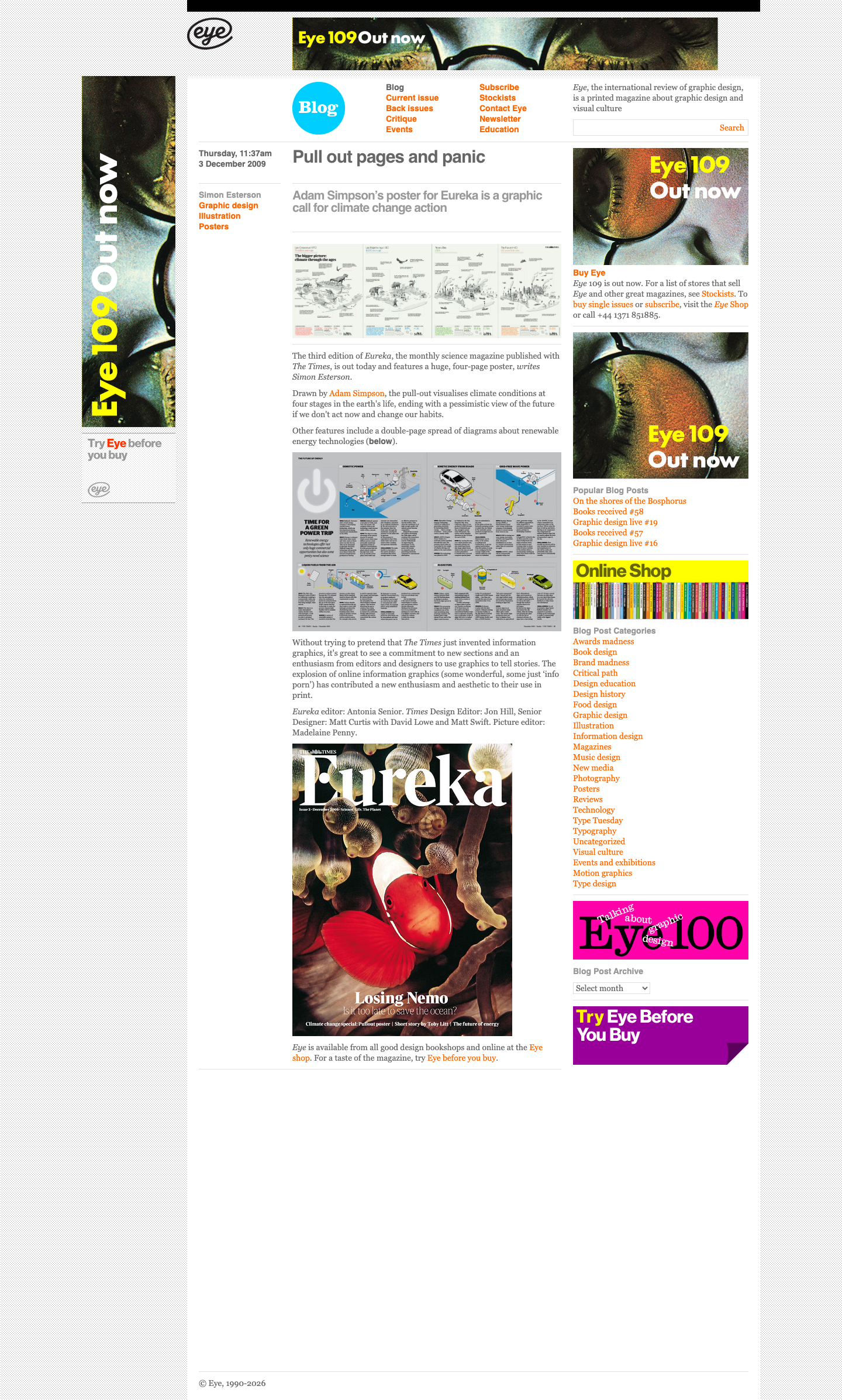 Eyemagazine - full page scroll