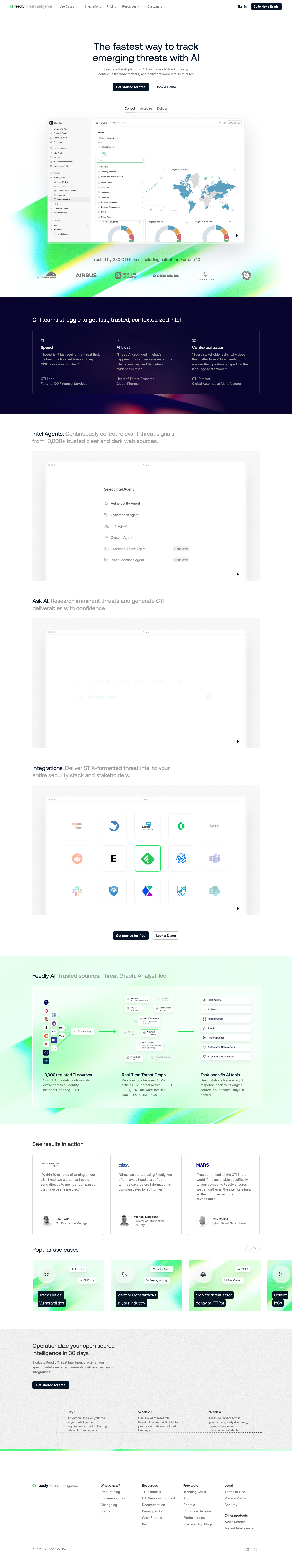 Feedly - mobile full page