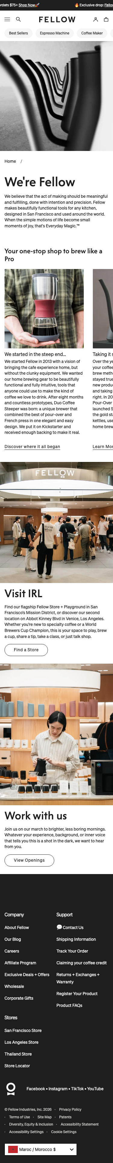 Fellowproducts - mobile full page