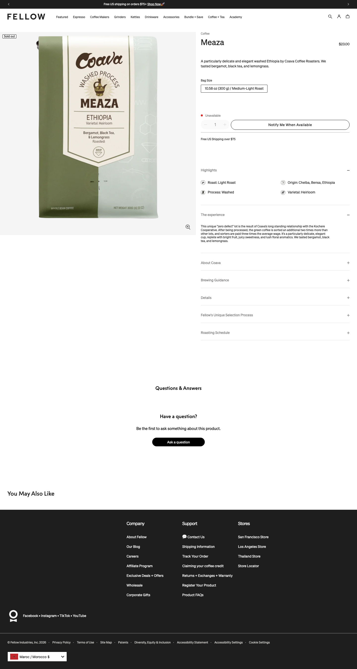 Fellowproducts - full page scroll