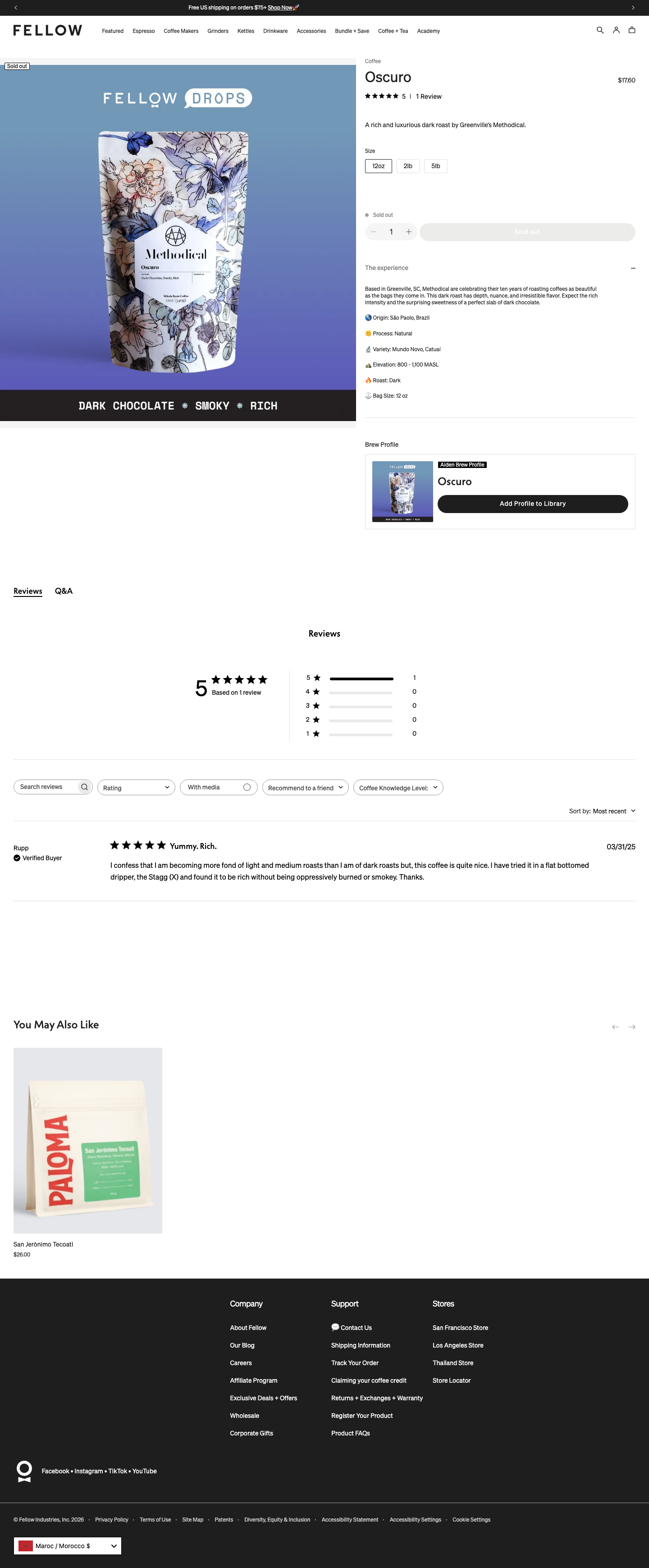 Fellowproducts - full page scroll