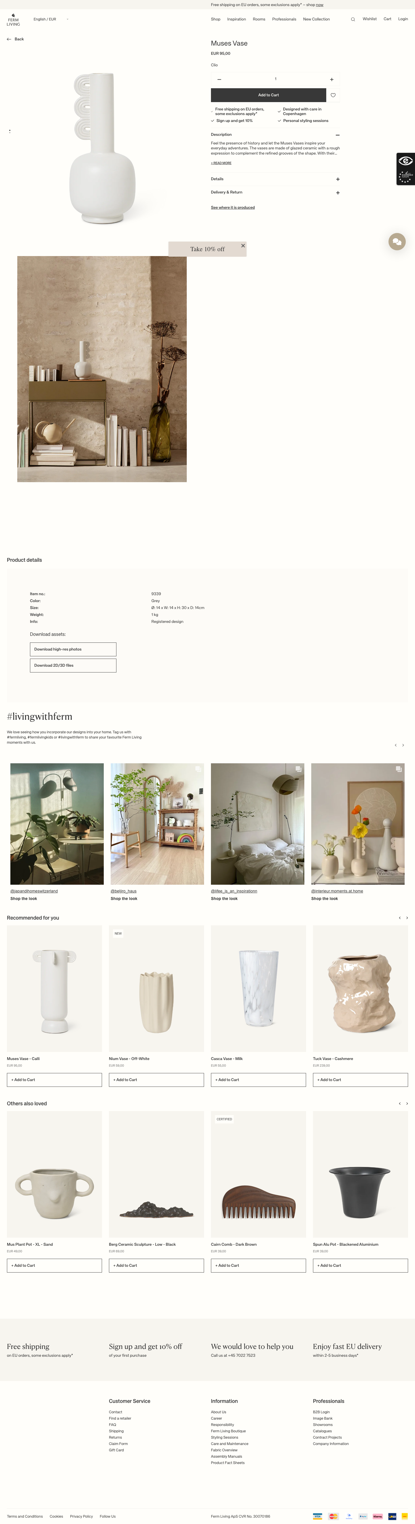 Fermliving - full page scroll