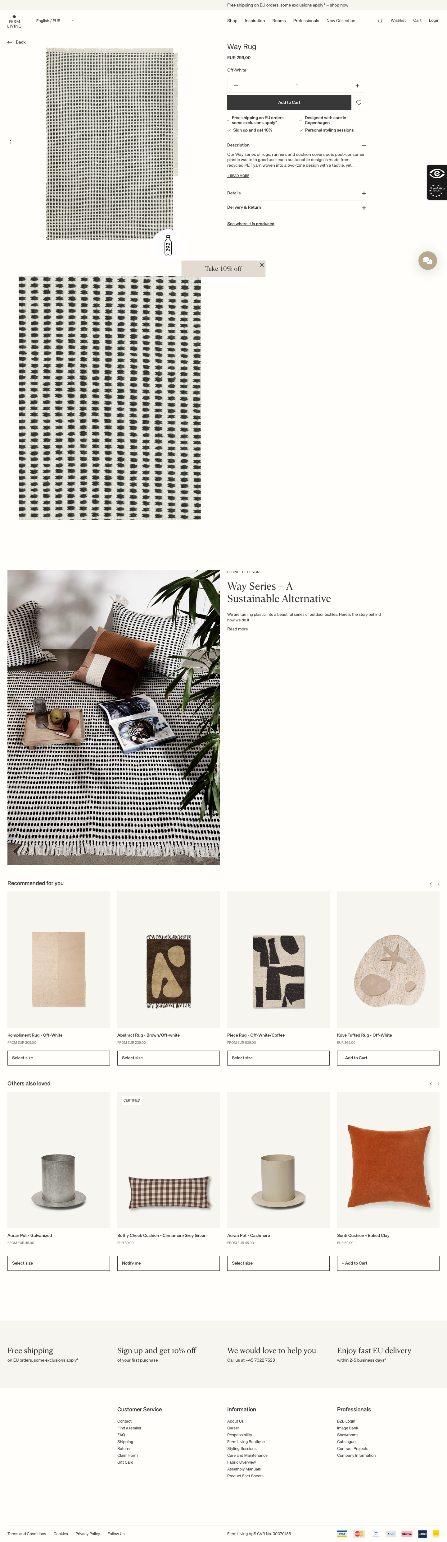 Fermliving - full page scroll