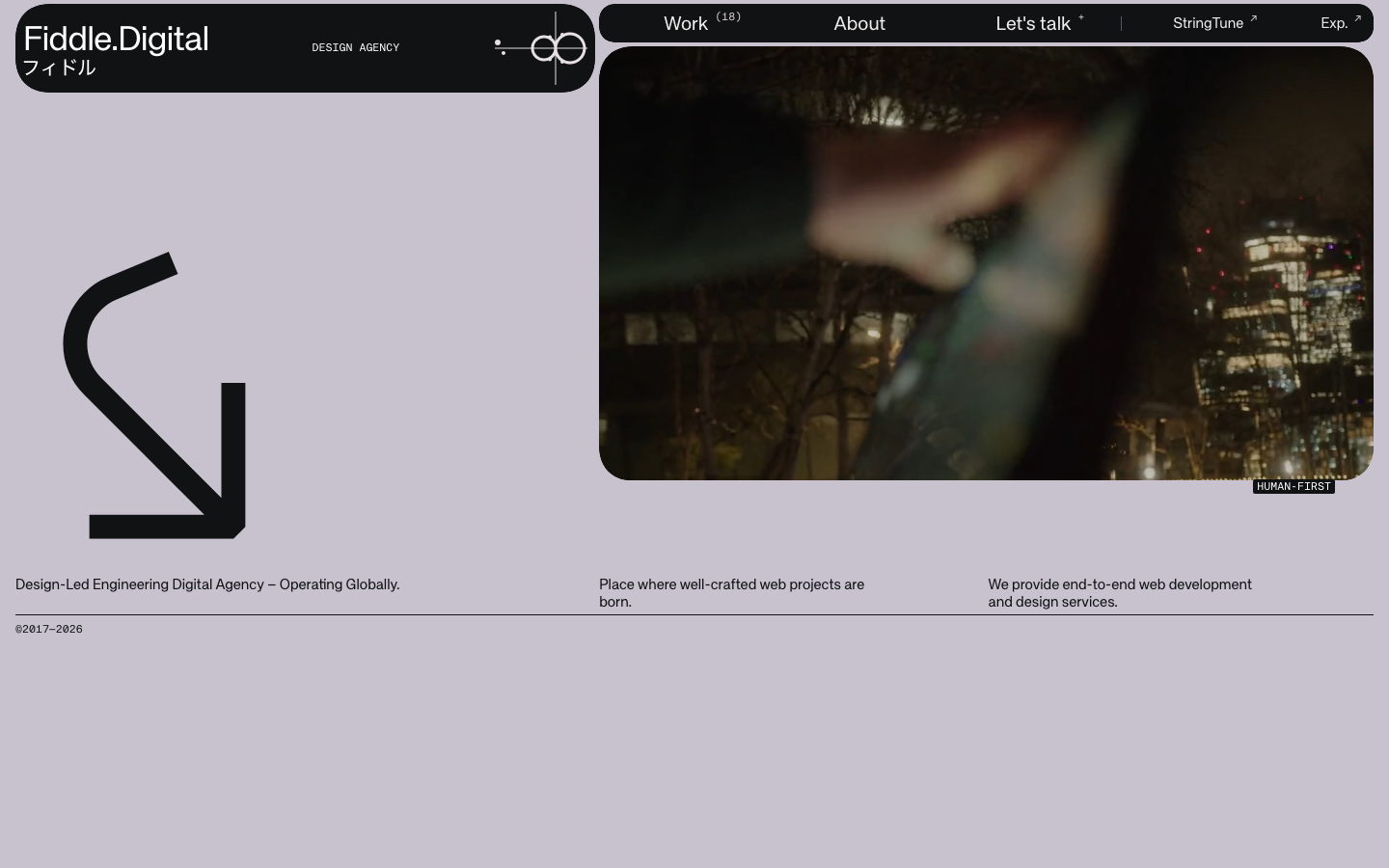 Fiddle.Digital Design Agency — Index
