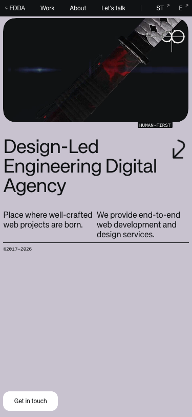 Fiddle.Digital Design Agency — Index - mobile