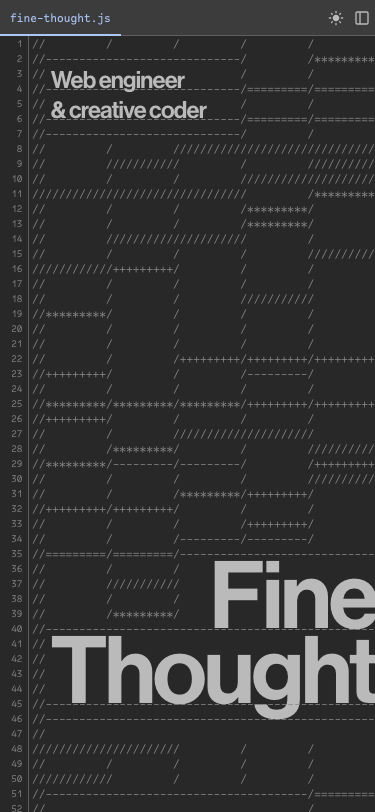 //--- Fine Thought ---// - mobile