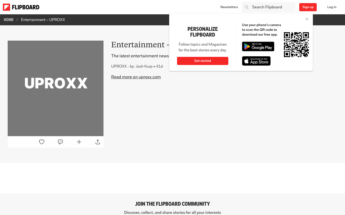 The layout prioritizes curated content presented in distinct, visually balanced blocks. Clean typography and ample white space create a sense of calm authority, typical of a modern editorial platform. · news curation, digital magazine, content platform, editorial design, minimalist layout, magazine website, news aggregator, flipboard ui, storytelling design
