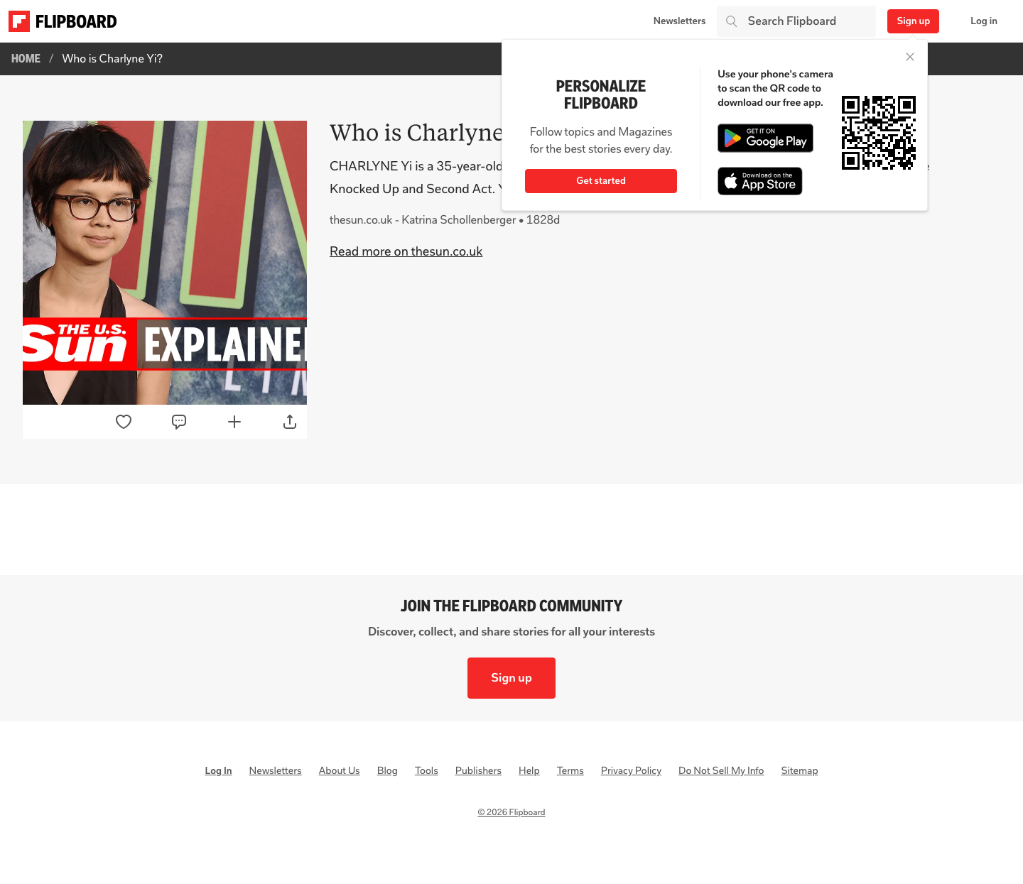 Flipboard - full page scroll