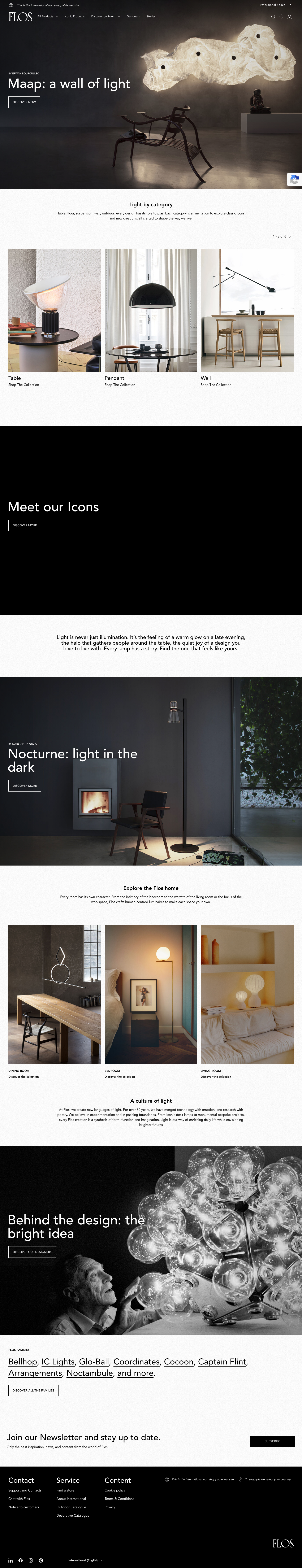 Flos - mobile full page