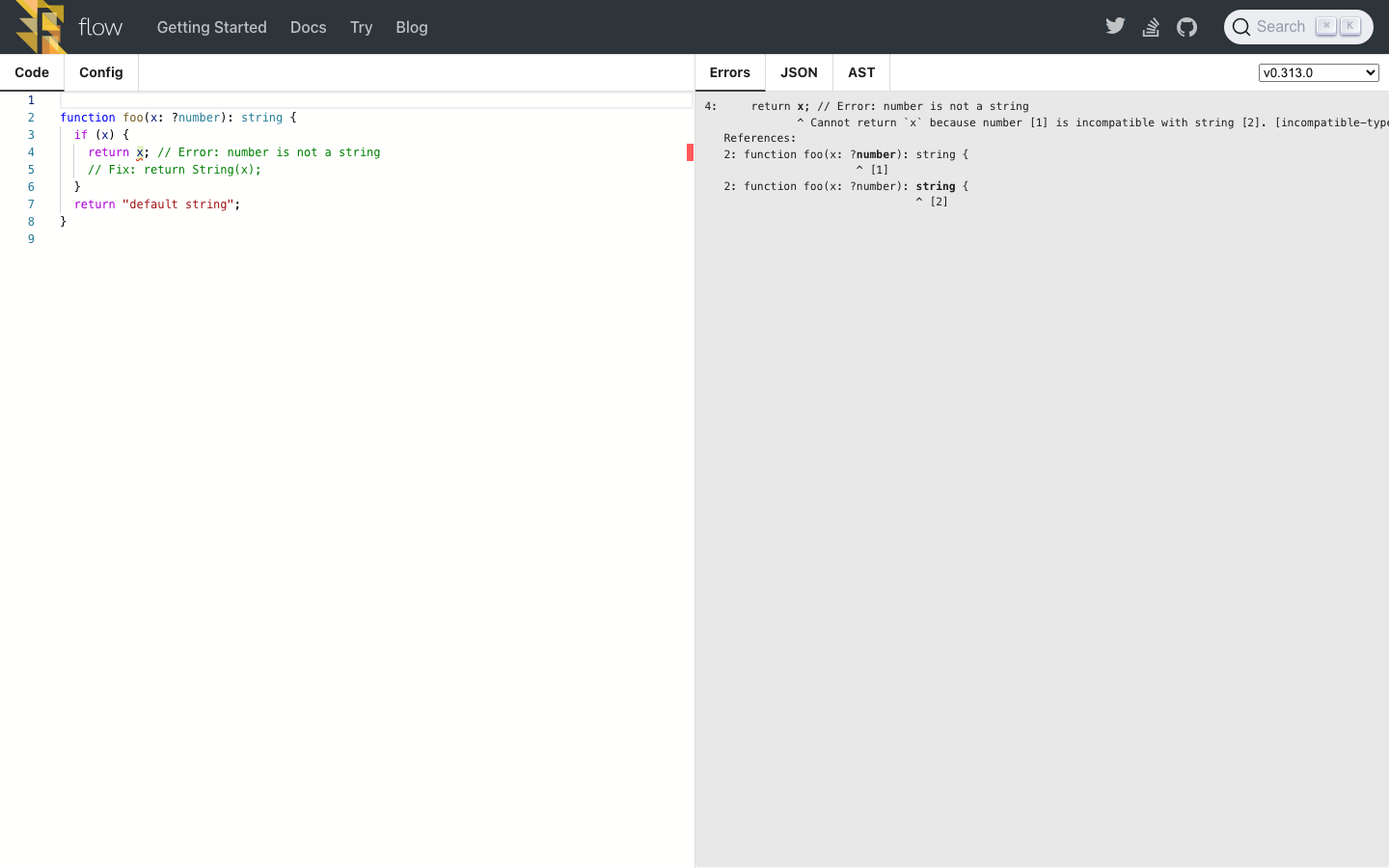 Flow - full page scroll