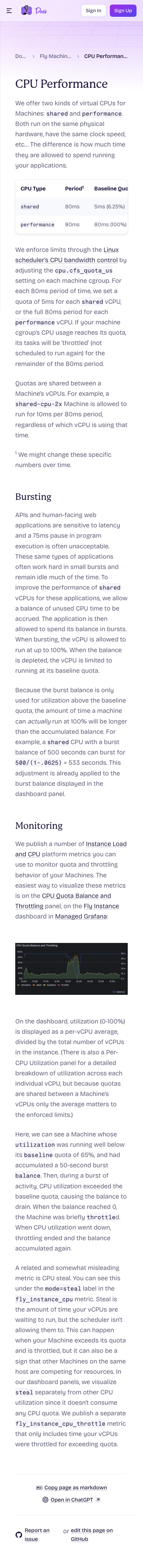 Fly — Docs - mobile full page