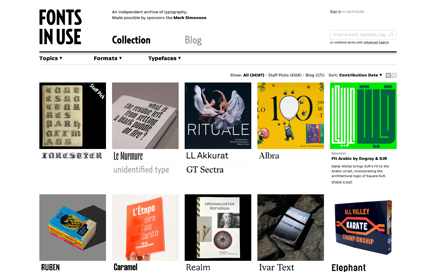 Fontsinuse - mobile