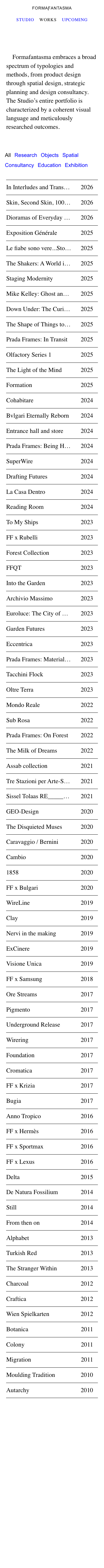 Formafantasma - mobile full page