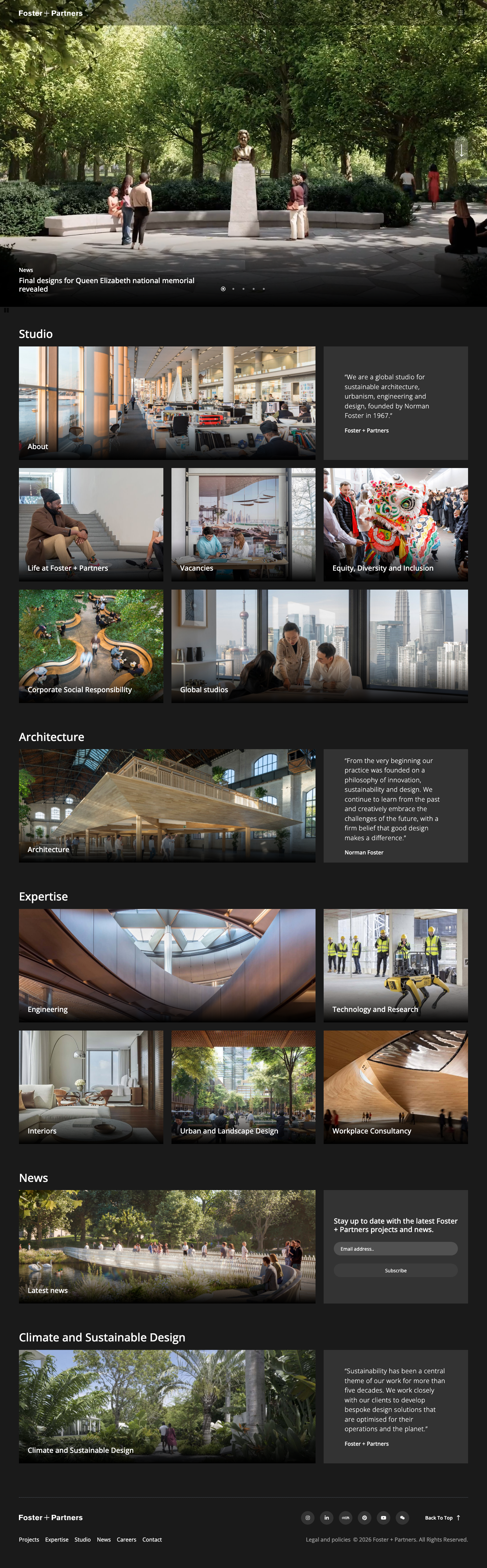 Fosterandpartners - full page scroll