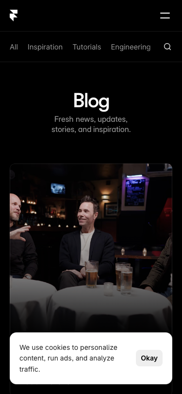 Framer — Blog - mobile
