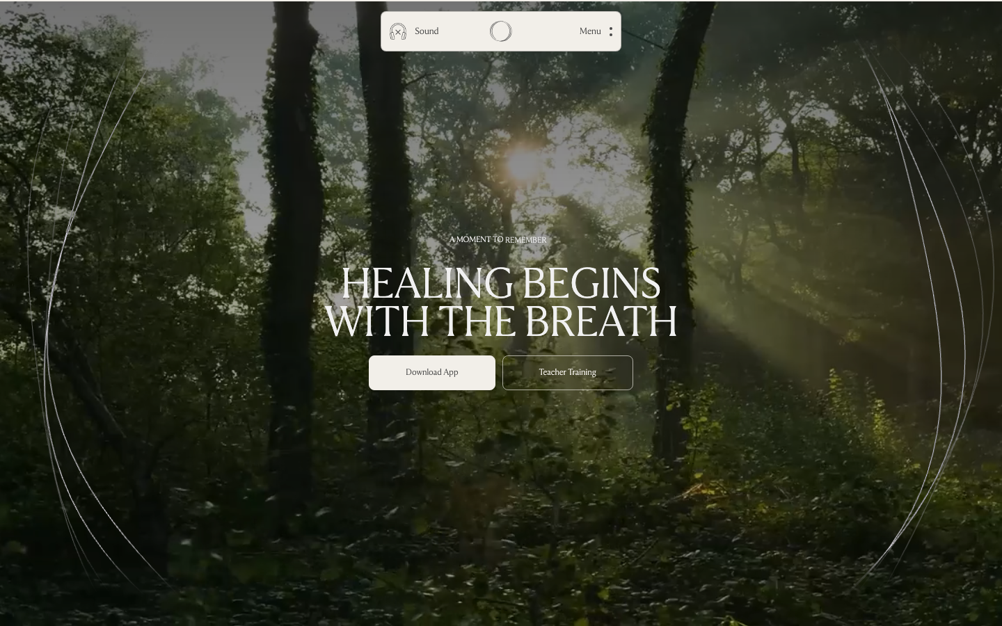 Clinically-proven breathwork to reduce PTSD, anxiety & depression. Guided app, NYC classes & teacher training. Regulate your nervous system naturally. · minimalism, editorial, swiss, health, education, non-profit, hero-fullbleed, hero-with-cta