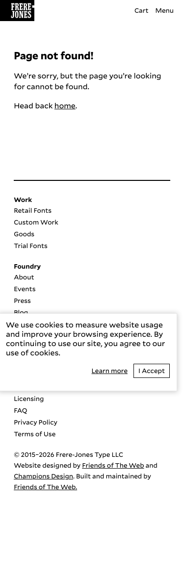 Frerejones — Sign up - mobile full page