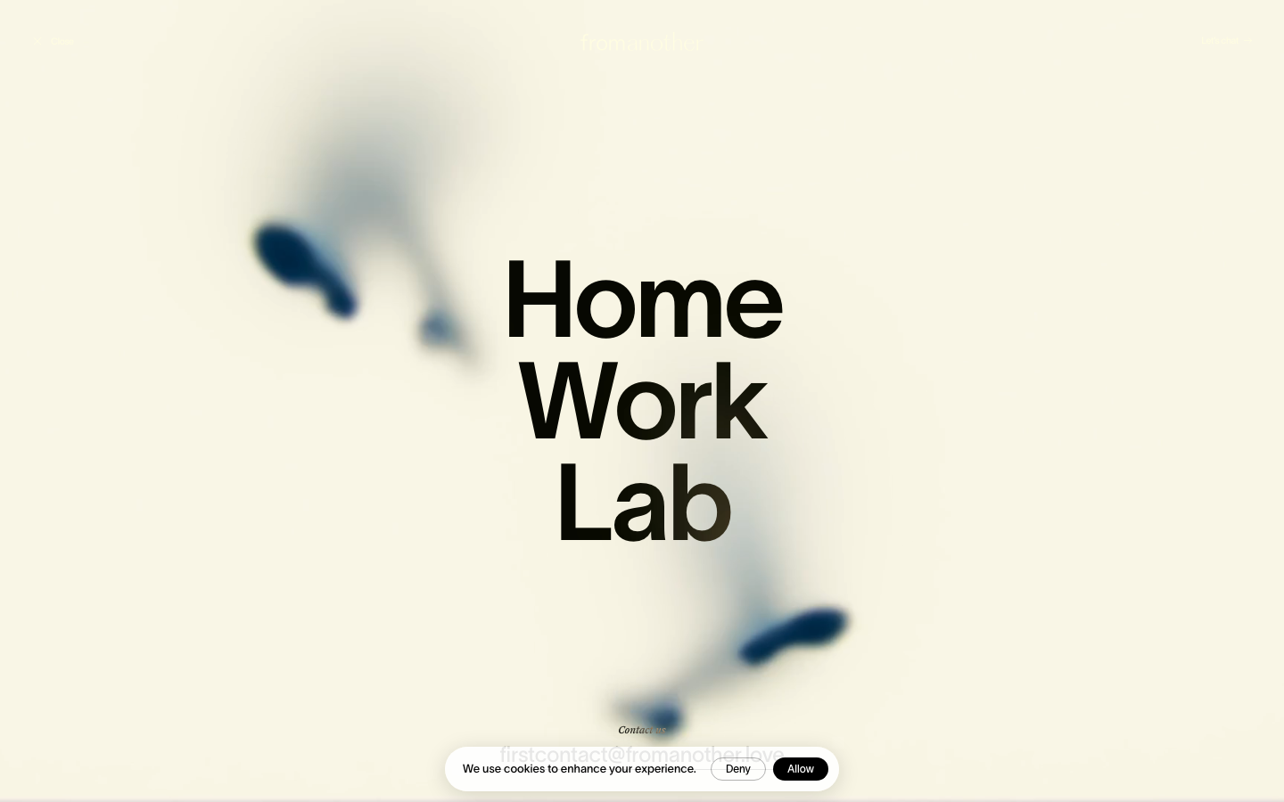 fromanother - We are an Artist - Led Creative Agency/Studio/Collective  ·  minimalism, editorial, agency, portfolio, creator, hero-fullbleed, logo-cloud