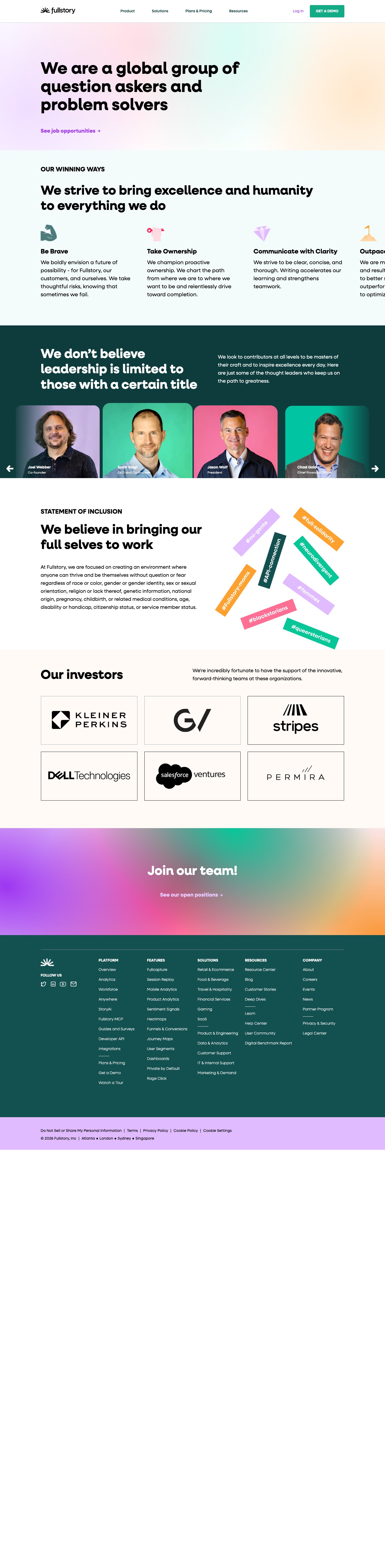 Fullstory - full page scroll