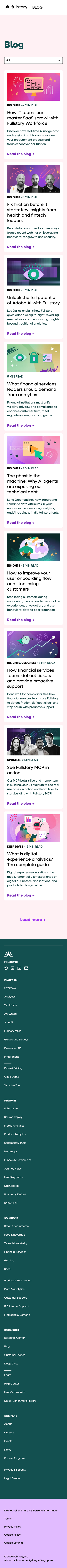 Fullstory — Blog - mobile full page