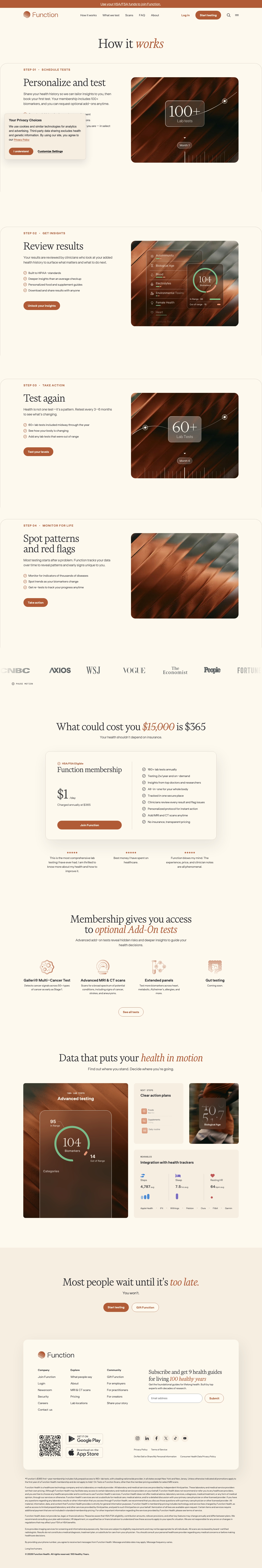 Functionhealth - full page scroll
