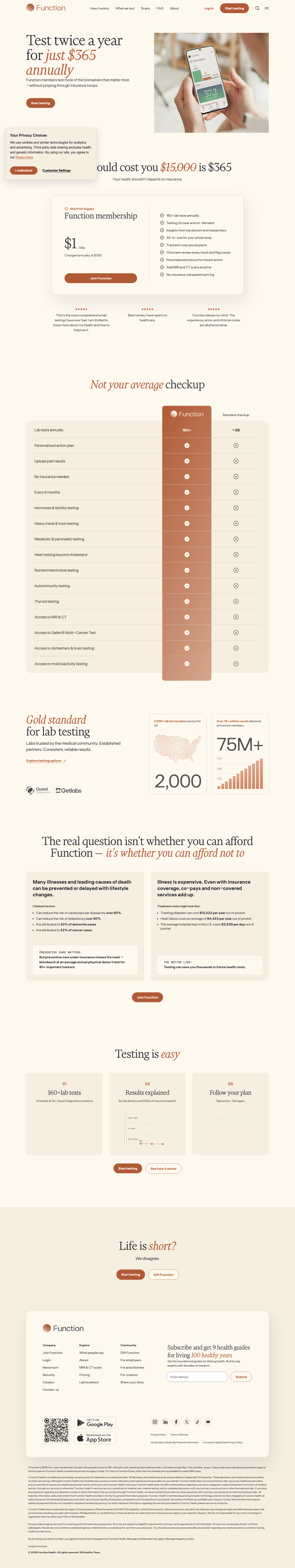 Functionhealth — Pricing - full page scroll