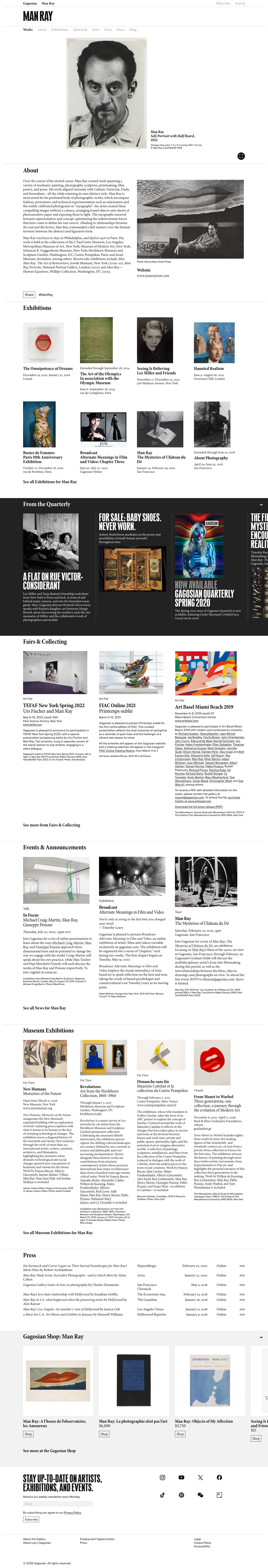Gagosian - full page scroll
