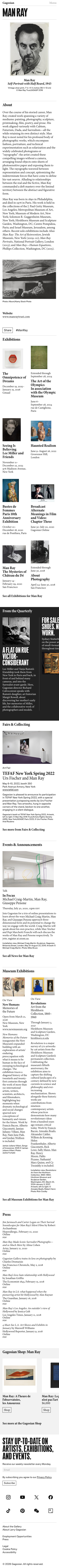 Gagosian - mobile full page