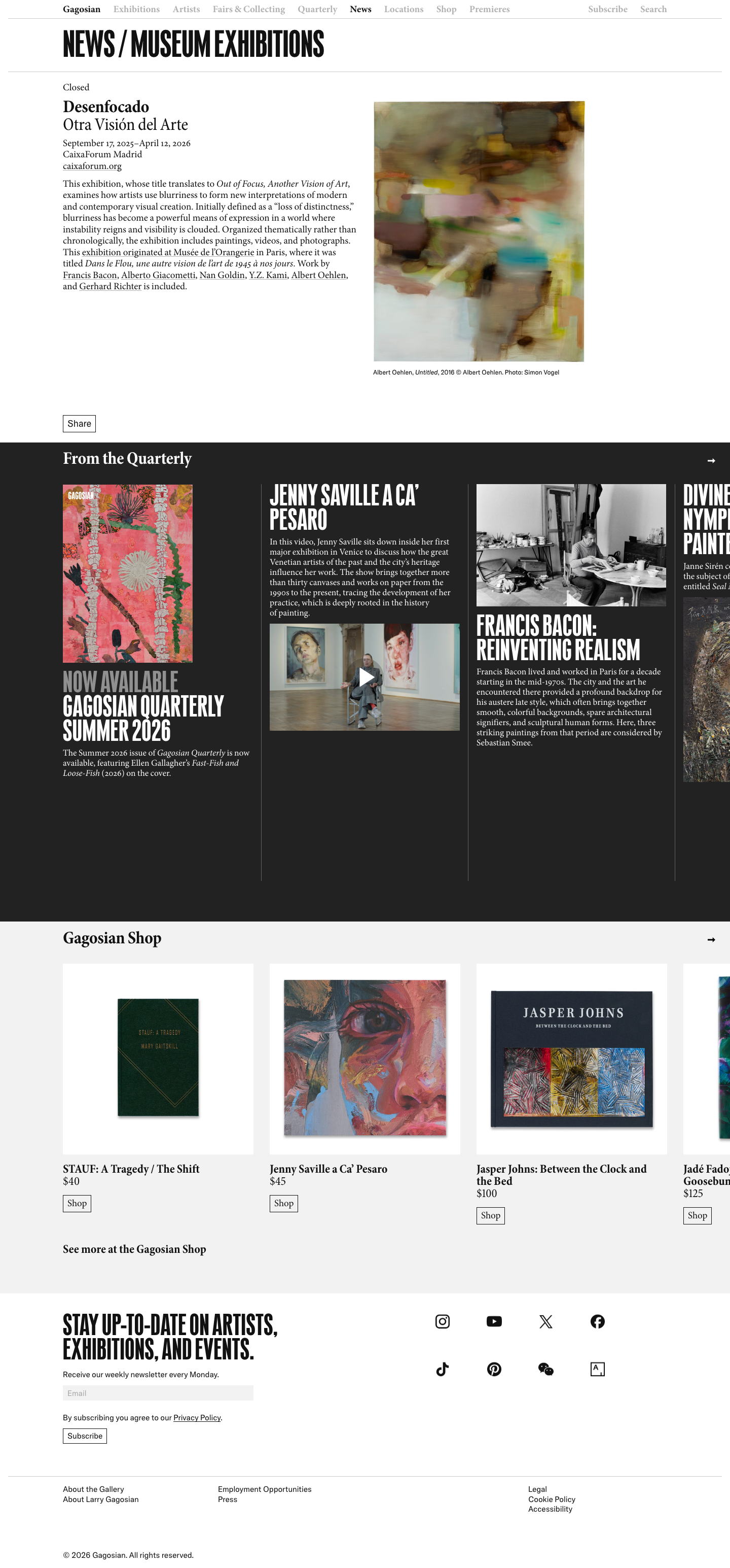 Gagosian - full page scroll
