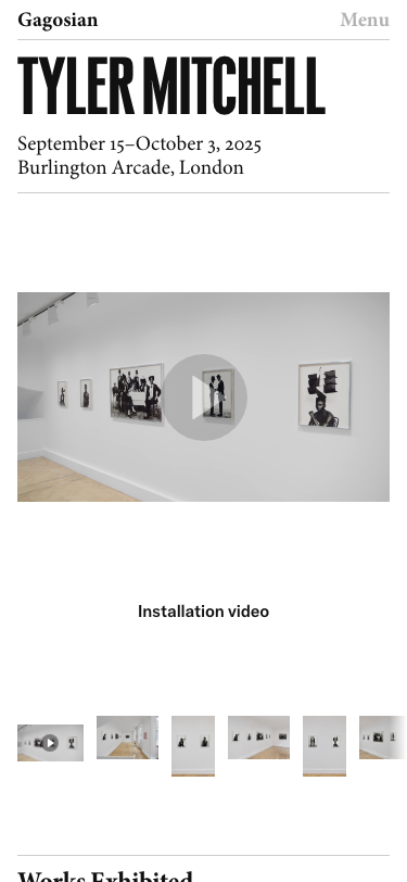 Gagosian - mobile