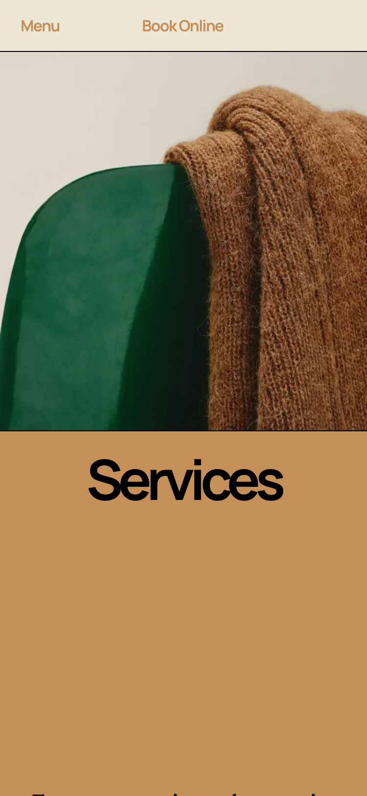 General Dental · Features - mobile