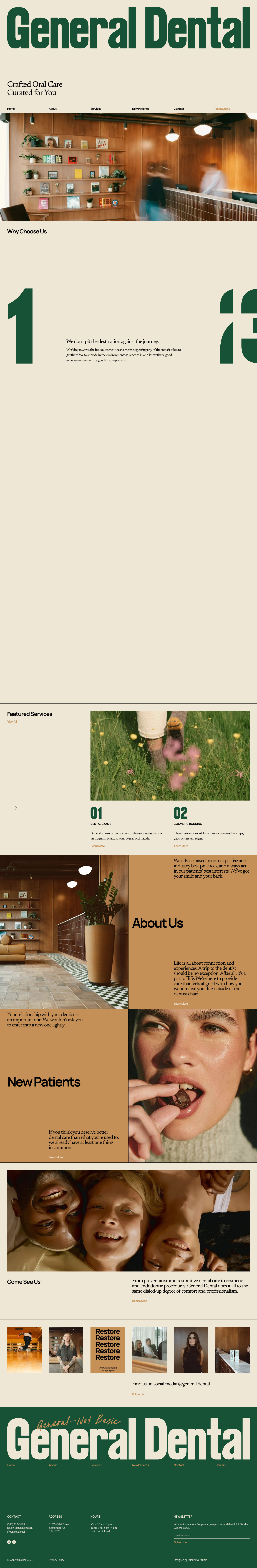 General Dental - full page scroll