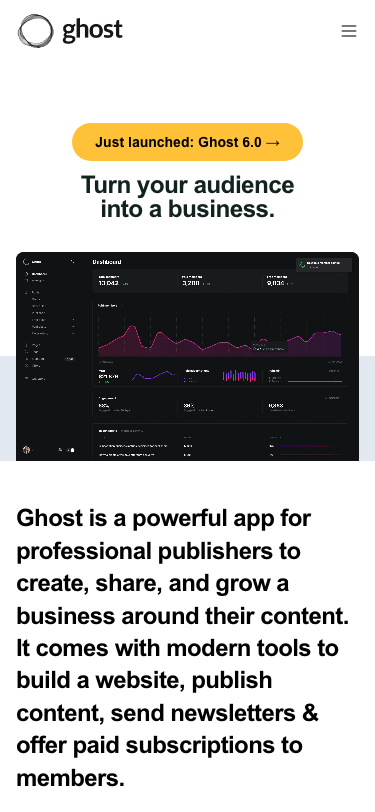 Ghost - mobile