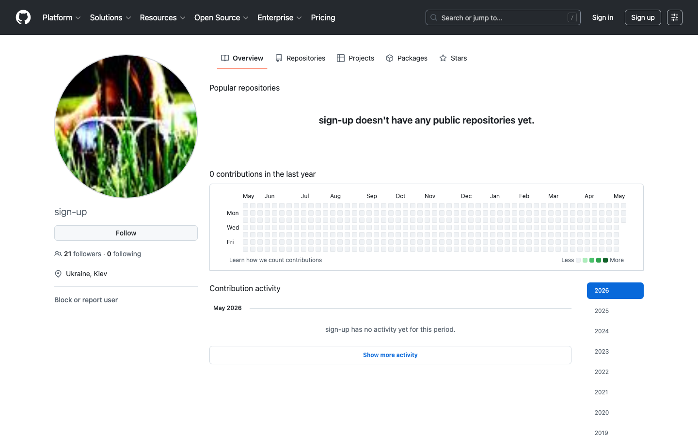 Github — Sign up - Sign up