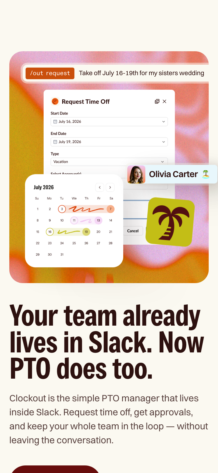 Clockout - mobile