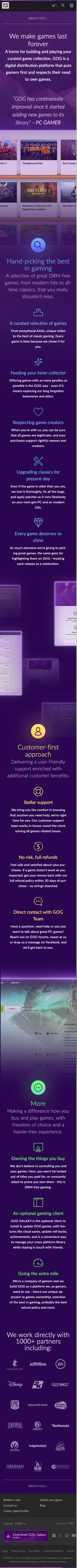 Gog - mobile full page